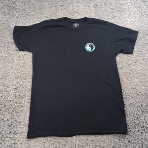 T & C Surf Designs Shirt Adult Medium Blue Surf Aloha Hawaii Beach Skater Men